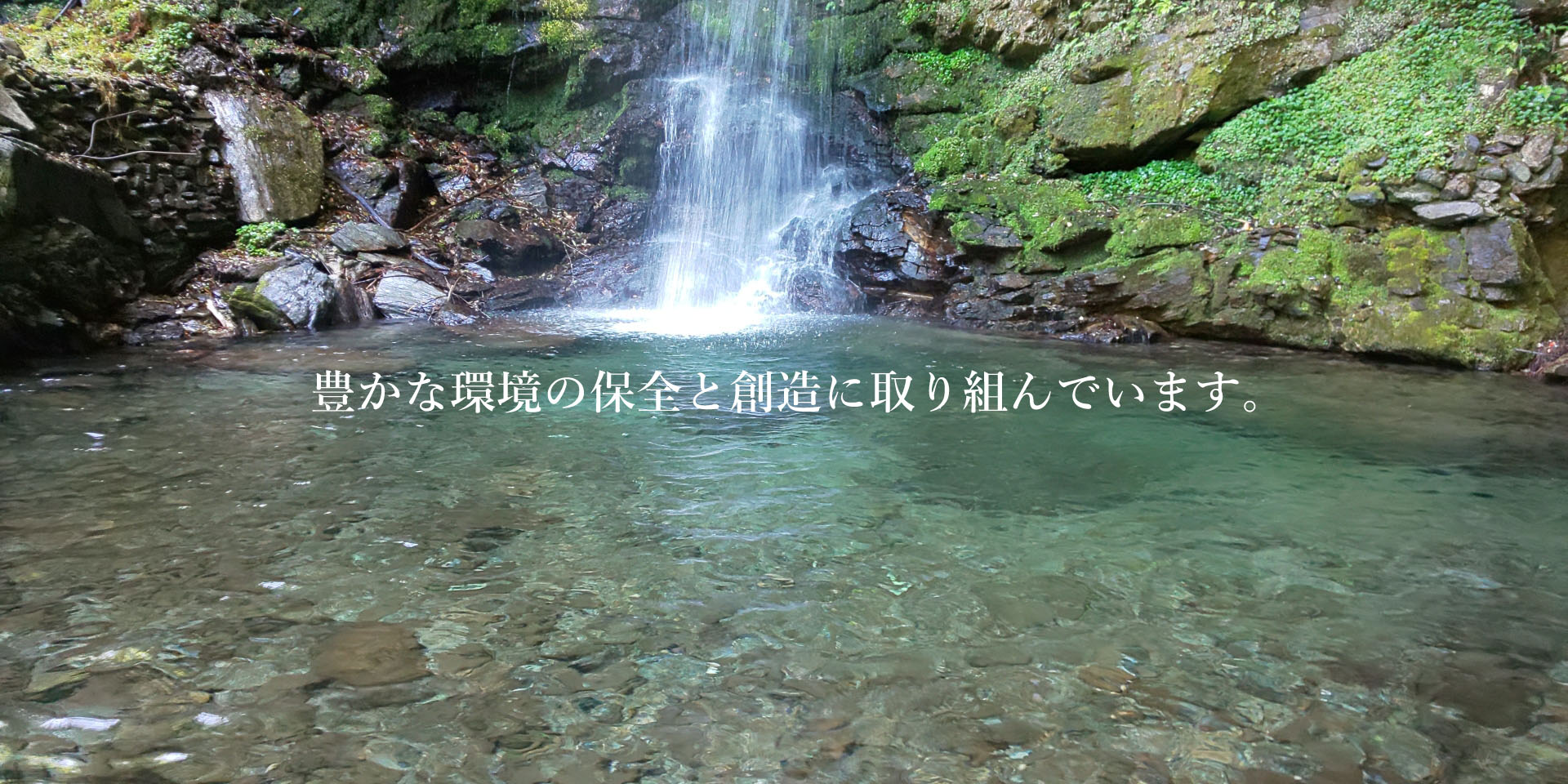 豊かな自然環境に取り組んでいます。